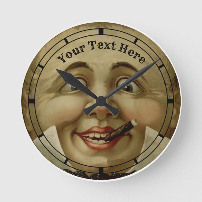 Horloge Ronde Visage rond antique (Recto)