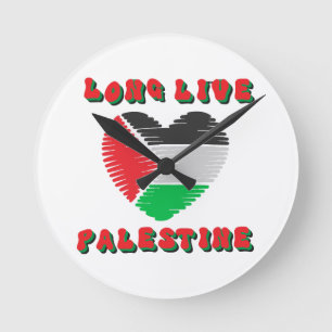 Horloge Ronde Vive la Palestine