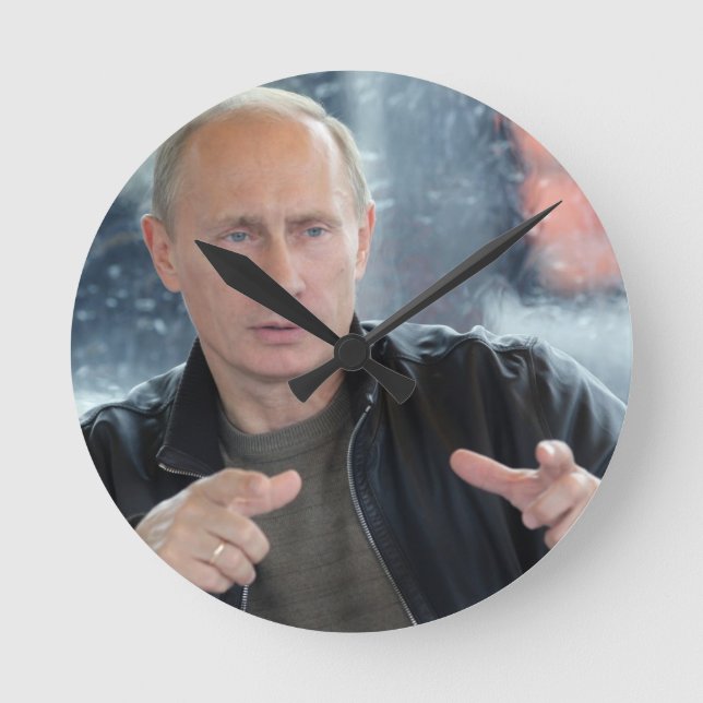Horloge Ronde Vladimir Poutine (Recto)