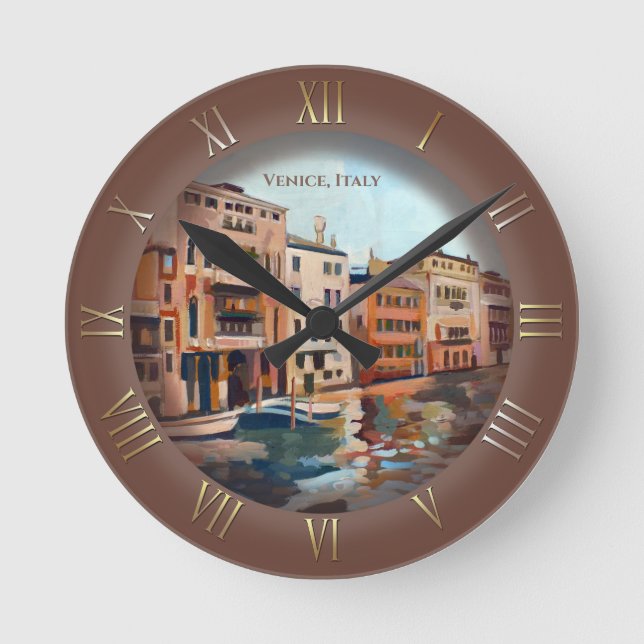 Horloge Ronde Voie navigable vénitienne (Recto)