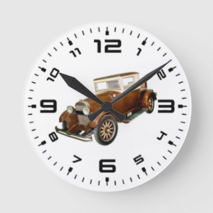Horloge Ronde Voiture Vintage