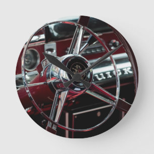 Horloge Ronde Volant de voiture classique