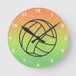 Horloge Ronde Volleyball ;