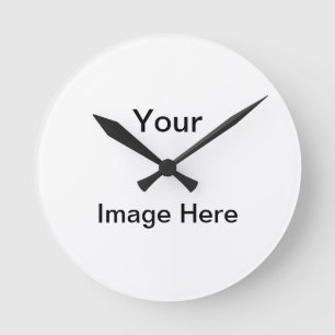 Horloge Ronde Votre image ici