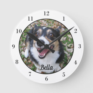 Horloge Ronde Votre propriétaire personnalisé de animal de com