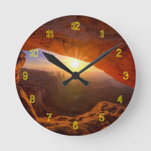 Horloge Ronde Voûte de MESA, parc national de Canyonlands
