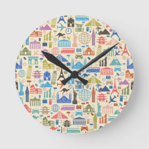 Horloge Ronde voyage mondial
