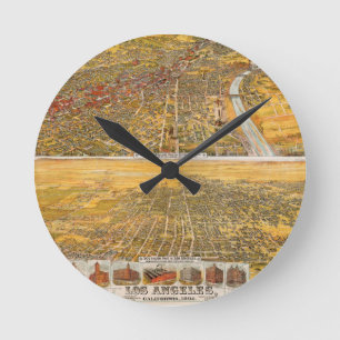 Horloge Ronde Vue de Los Angeles, 1894