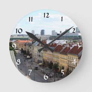 Horloge Ronde Vue de Varsovie
