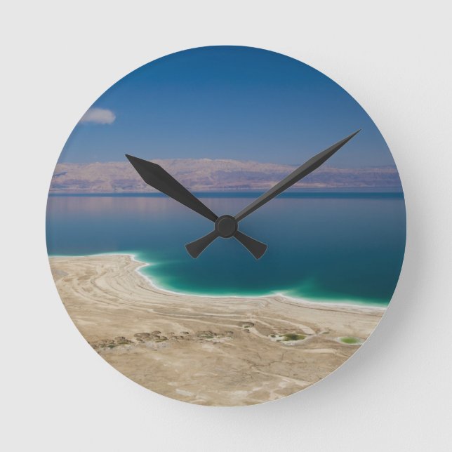 Horloge Ronde Vue dégagée sur la mer Morte (Recto)