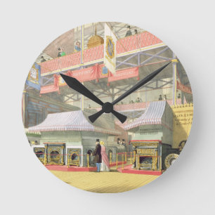 Horloge Ronde Vue du support de matériel de Sheffield et du