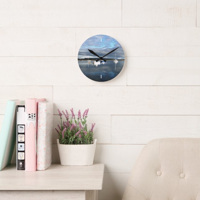 HORLOGE RONDE VUES DU PAYS DE GALLES (Salle de lecture)