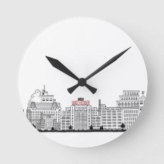 Horloge Ronde Wall Clock