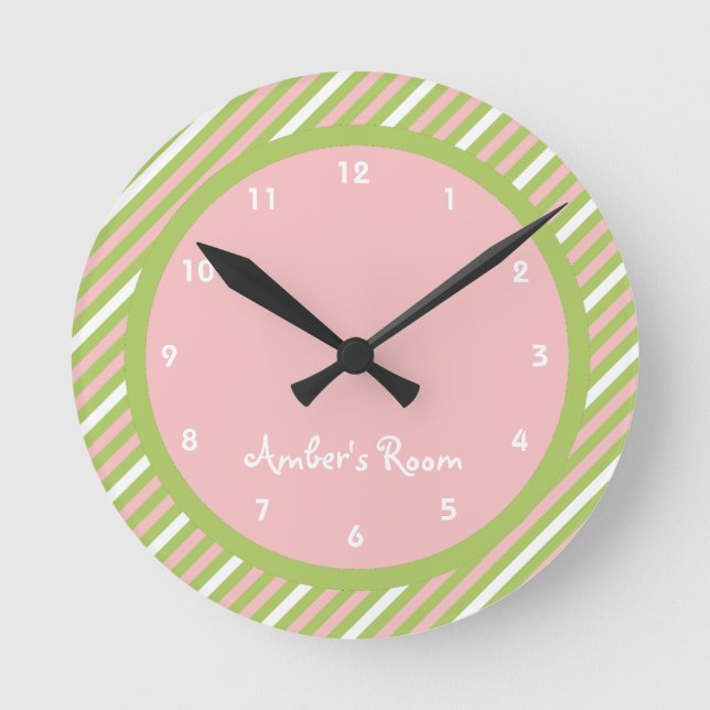 Horloge Ronde Watermelon Stripe Kid (Recto)
