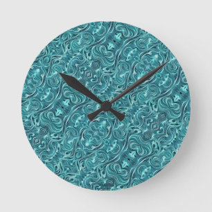 Horloge Ronde Whirlpool AI Imaginaire Art numérique Imprimer Fon