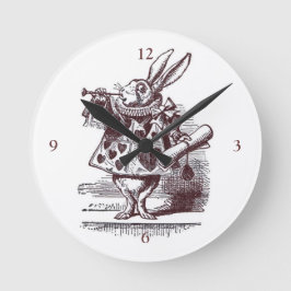 Horloge Ronde White Rabbit Wall