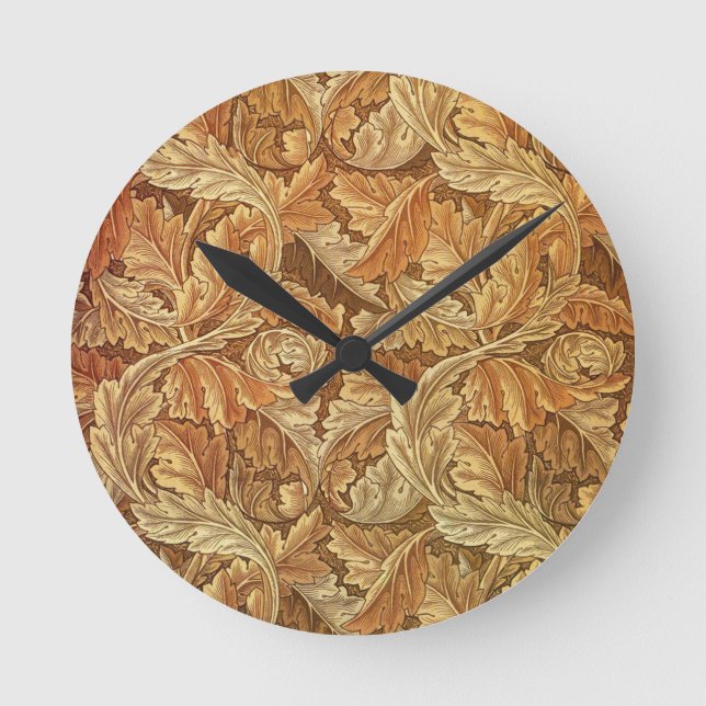 Horloge Ronde William Morris Acathus Brown (Recto)