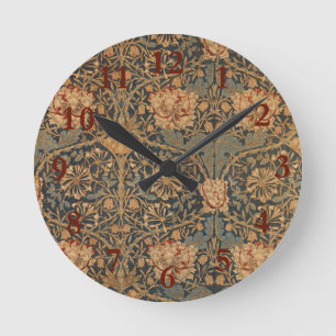 Horloge Ronde William Morris Honeysuckle Rich Wallpaper