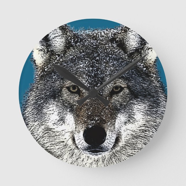 Horloge Ronde Wolf Eyes (Recto)