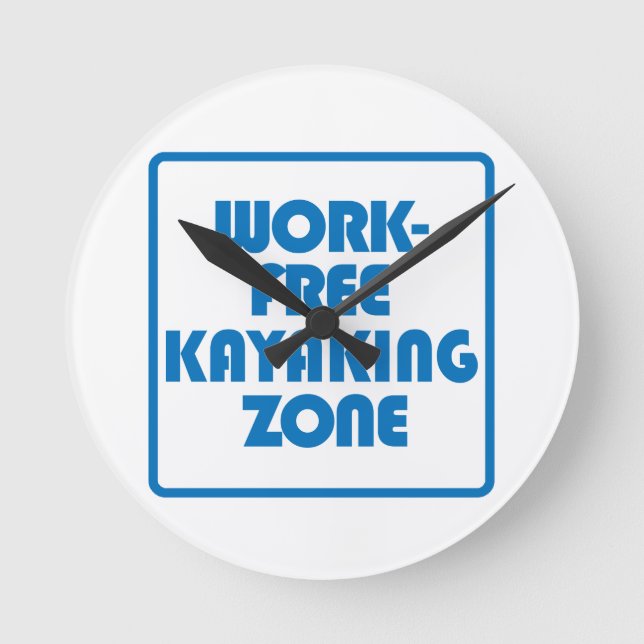Horloge Ronde Work Free Kayaking Zone (Recto)
