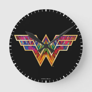 Horloge Ronde WW84  Logo de Wondoman Kaleidoscope