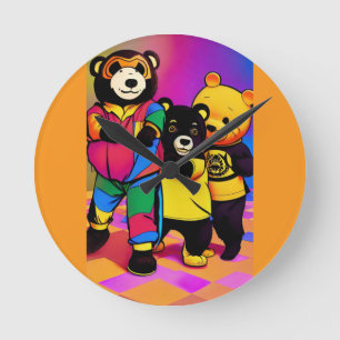 Horloge Ronde Xi Jinping à la fête des enfants