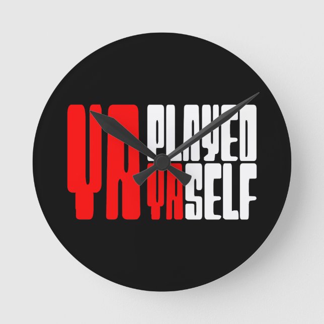 Horloge Ronde Ya Jouait Yaself (Recto)