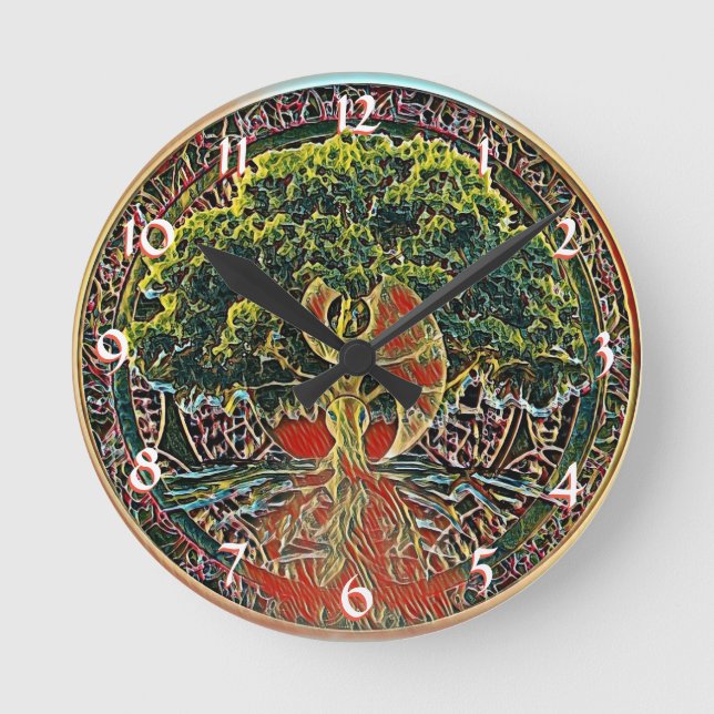 Horloge Ronde Yin yang (Recto)