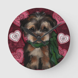 HORLOGE RONDE YORKIE         