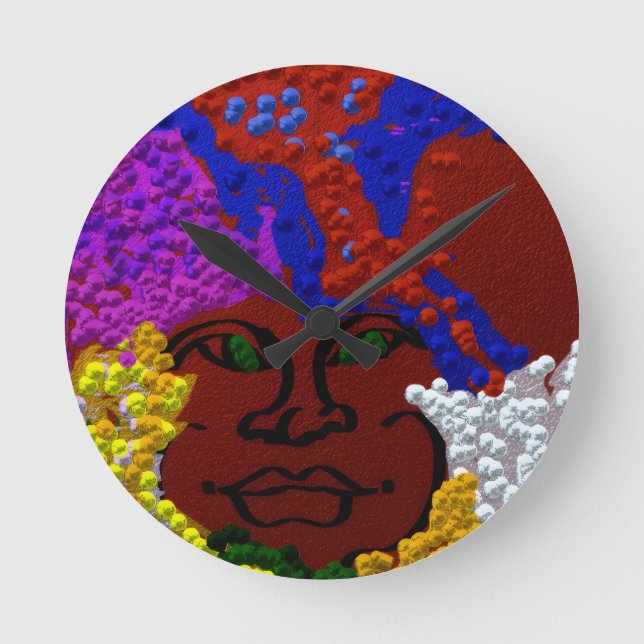 Horloge Ronde Young Woman in the Flower Mist (Recto)