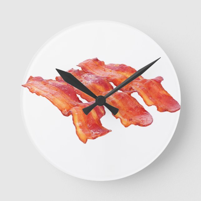 Horloge Ronde Yummy Bacon (Recto)