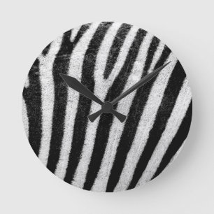 Horloge Ronde zebra Stripes