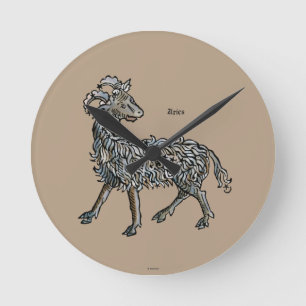 Horloge Ronde Zodiaque : Bélier, 1482