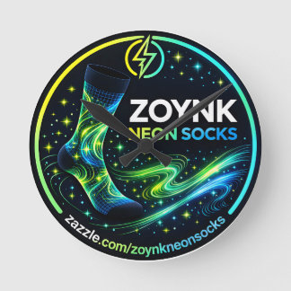 Horloge Ronde Zoynk Neon Socks