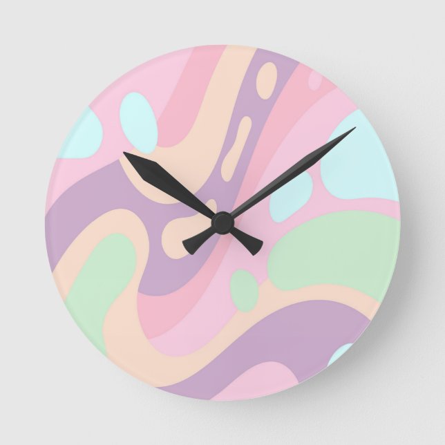 Horloge rose pastel (Recto)