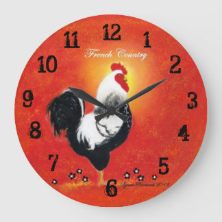 Horloge rouge