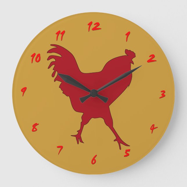 Horloge rouge (Recto)