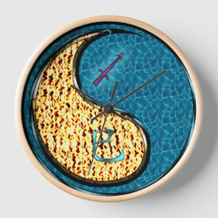 Horloge Sagittaire & Serpent d'eau