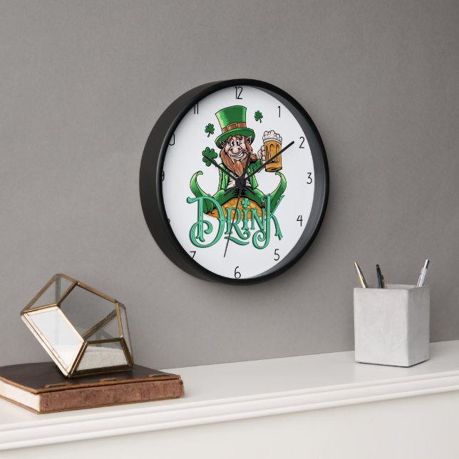 Horloge Saint-Patrick chanceux  (Bureau)