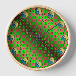Horloge Scorpion & Chèvre Métal