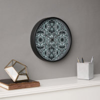 Seafoam Turquoise Green Grey Hip Bohemian Bali Art