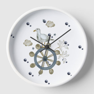 Horloge Seagull Frappe Un Voyage