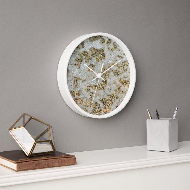 Horloge Seashells Beach Foam Beach Thème (Bureau)