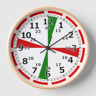 Horloge Signal d'alarme de l'horloge de la salle radio