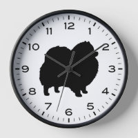 Silhouette de Poméranie avec chiffres et minutes