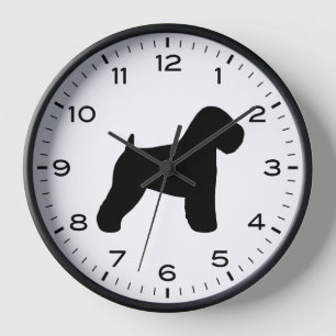 Horloge Silhouette de Terrier Irlandais