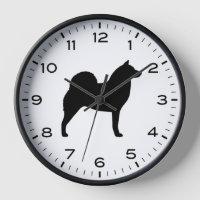 Silhouette finlandaise de race de chien Spitz