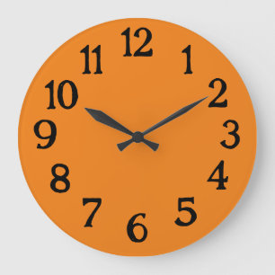 Horloge Simple Orange Normal Uni