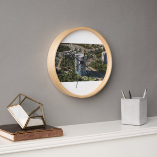 Horloge Sky Building Wall Clock – Modern Timepiece