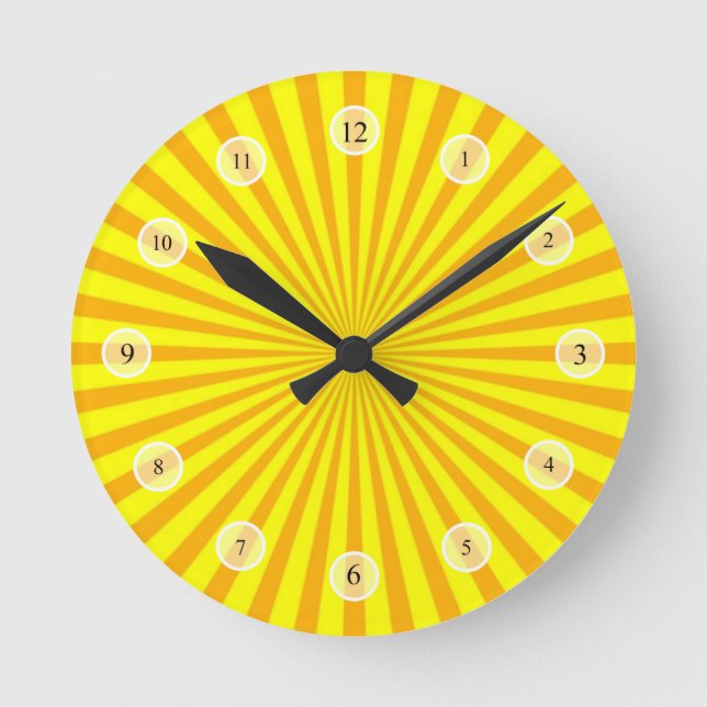 Horloge solaire jaune (Recto)